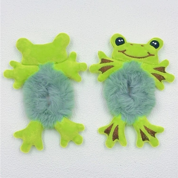 Green Frog Design Hair Scrunchies main image 4